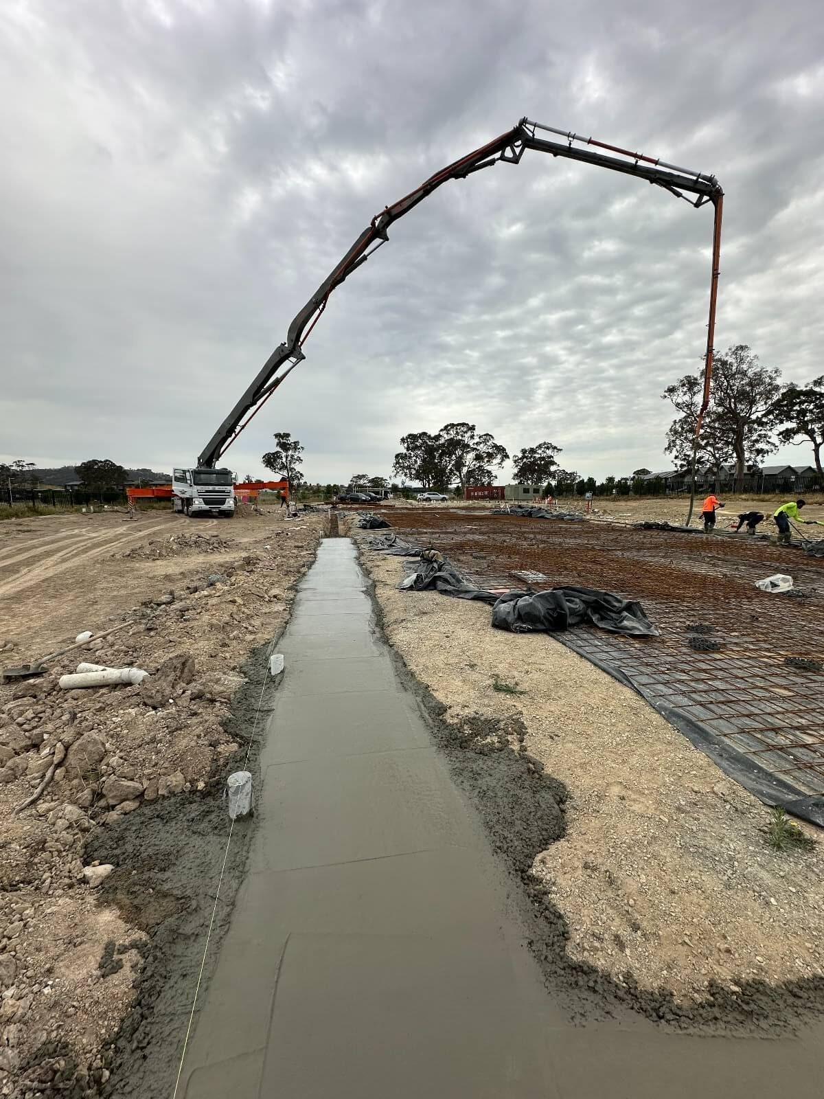 Footings completed — 11 November 2024 — photo 1