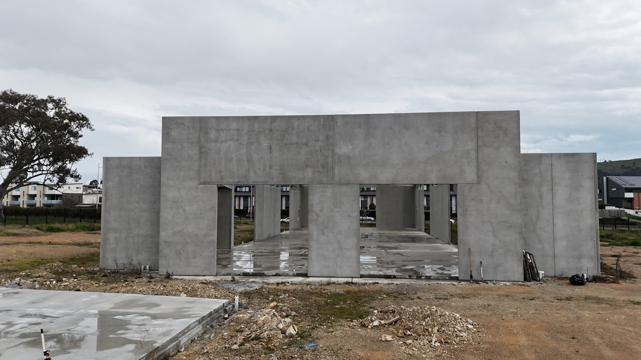 Mandir construction site